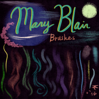 Mary Blair Photoshop  Brushes and Textures Process
